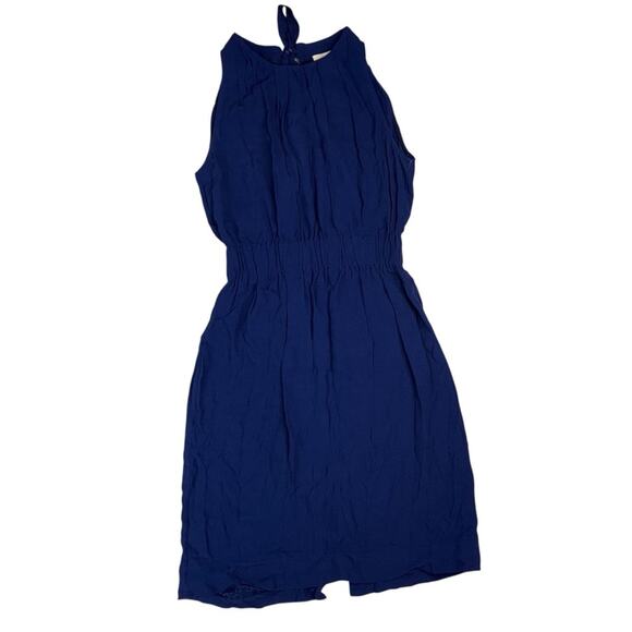 Kate Spade Carlie Sleeveless Tie Back Crepe Mini Sheath Dress Blue Size 2 - Picture 4 of 7